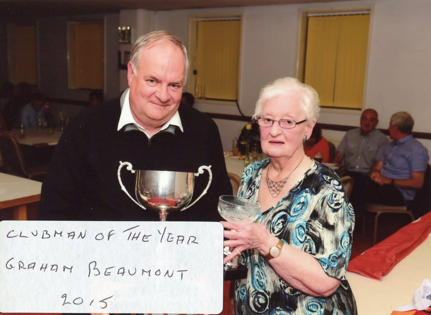 Elsie Fryer Collection - Graham Beaumont Clubman Of The Year 2015